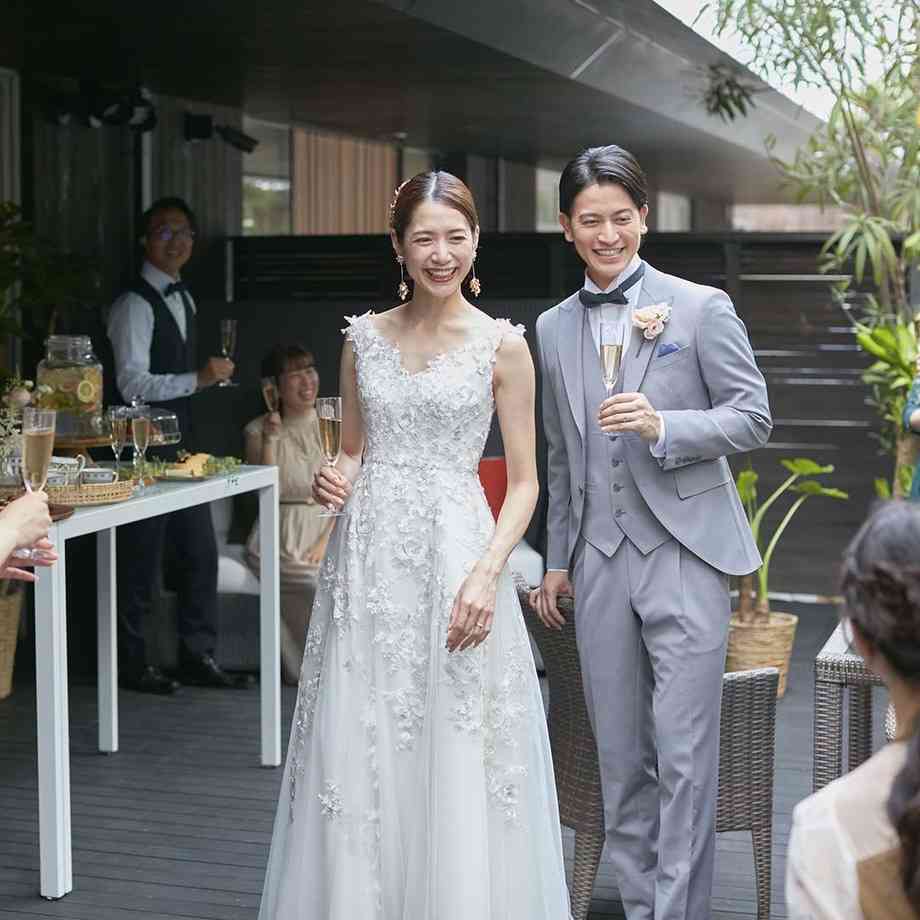 貸切ガーデンテラスを撮影で使用も可能