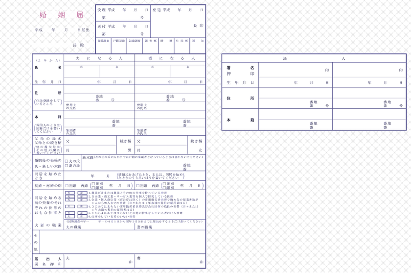 図で解説 自作婚姻届のススメ ゼロからオリジナル婚姻届を作ってみました 改訂版 今どきウェディングの最新情報と結婚準備完全ガイド Prid